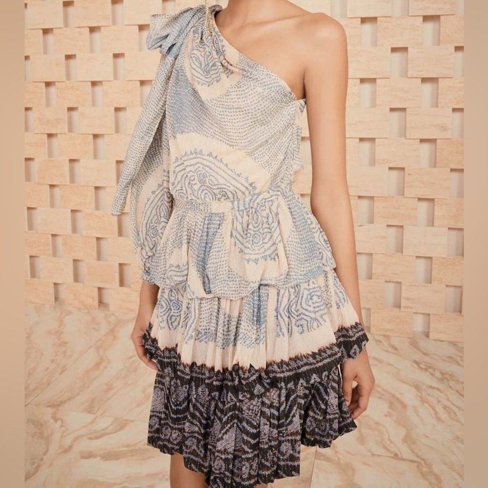 Nwt Ulla Johnson Leah Silk Dress Moonstone